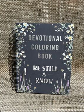 Devotional Adult Coloring Book - “Be Still & Know” Comforting Scripture Verses